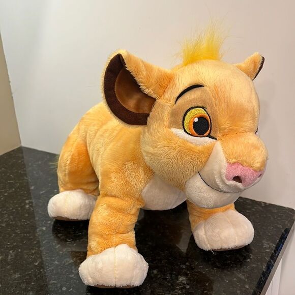 ❤️Disney Store The Lion King Young Simba 14” Plushy Stuffed Animal Toy❤️ - Picture 1 of 7